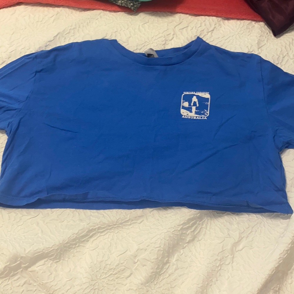 h&m cropped tee